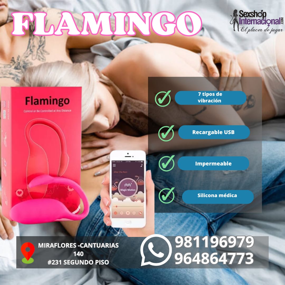 BALA VIBRADORA-FLAMINGO-DE APLICACION-DE SILICONA-SEXSHOP LIMA 981196979 